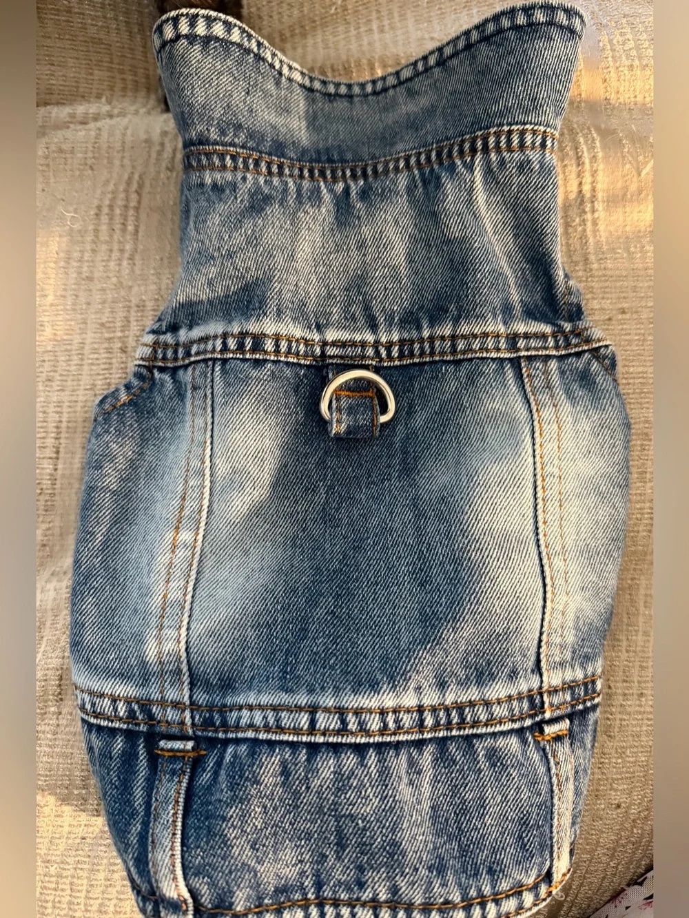 Denim Dog Vest NWT Size medium